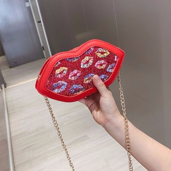 new cute sequins lips small children coin purse girls mini chain shoulder crossbody bags princess accessories baby small wallet, White
new cute sequins lips small children coin purse girls mini chain shoulder crossbody bags princess accessories baby small wallet, White