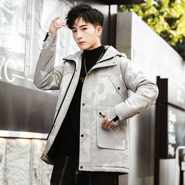 2019 winter new products men's cotton-quilted coat trend of fashion youth loose-fit hooded thick cotton-padded clothes warm cott, Black
2019 winter new products men's cotton-quilted coat trend of fashion youth loose-fit hooded thick cotton-padded clothes warm cott, Black
