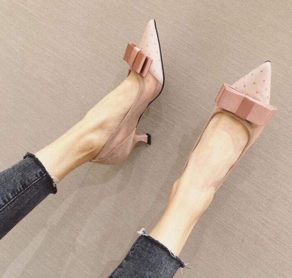 designer women lace mesh polka dot dress shoes bowtie pointed toes cut-outs shallow mouth cat heel stiletto shoes lady high heel shoes, Black
designer women lace mesh polka dot dress shoes bowtie pointed toes cut-outs shallow mouth cat heel stiletto shoes lady high heel shoes, Black