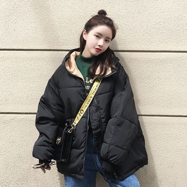 2019 new style women's dress winter hong kong style short ins cotton-padded clothes cotton coat korean-style hooded thick cotton, Blue;black
2019 new style women's dress winter hong kong style short ins cotton-padded clothes cotton coat korean-style hooded thick cotton, Blue;black