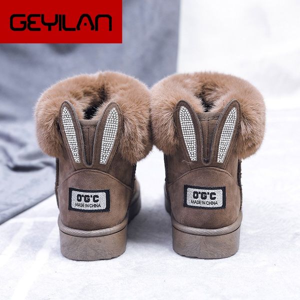 winter women boots bow tie snow boots solid women ankle slip on female casual shoes round toe chaussures femme, Black
winter women boots bow tie snow boots solid women ankle slip on female casual shoes round toe chaussures femme, Black