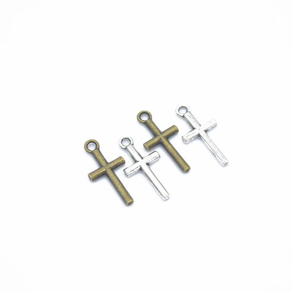 200pcs/pack crosses charms diy jewelry making pendant fit bracelets necklaces earrings handmade crafts silver bronze charm, Bronze;silver
200pcs/pack crosses charms diy jewelry making pendant fit bracelets necklaces earrings handmade crafts silver bronze charm, Bronze;silver