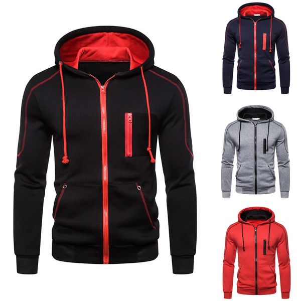 men autum winter long sleeve hooded sweatshirt zipper outwear blouse m-3xl hoodies streetwear sudadera hombre dropshipping, Black
men autum winter long sleeve hooded sweatshirt zipper outwear blouse m-3xl hoodies streetwear sudadera hombre dropshipping, Black