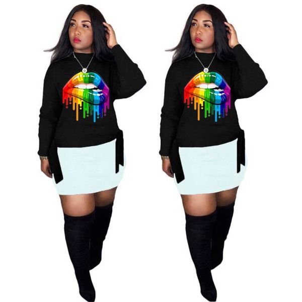 lip printed womens designer tshirt o neck pullover womens long sleeve colorful casual womens clothing, White
lip printed womens designer tshirt o neck pullover womens long sleeve colorful casual womens clothing, White