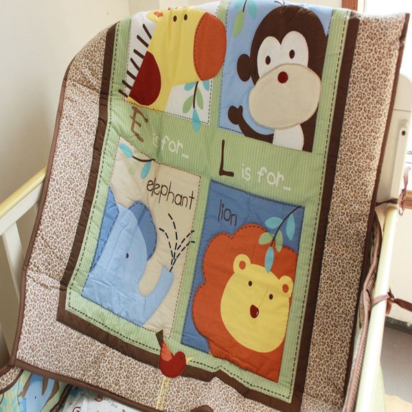 baby bedding set embroidery giraffe monkey combination cartoon animals crib bedding set 100% cotton 7pcs cot quilt bed around
baby bedding set embroidery giraffe monkey combination cartoon animals crib bedding set 100% cotton 7pcs cot quilt bed around