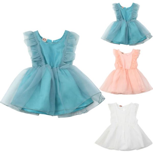 Brand Toddler Infant Baby Girls Kids Short Mini Dress Princess Diaphanous Tulle Ruffle Solid Pegeant Party Summer Sundress
Brand Toddler Infant Baby Girls Kids Short Mini Dress Princess Diaphanous Tulle Ruffle Solid Pegeant Party Summer Sundress