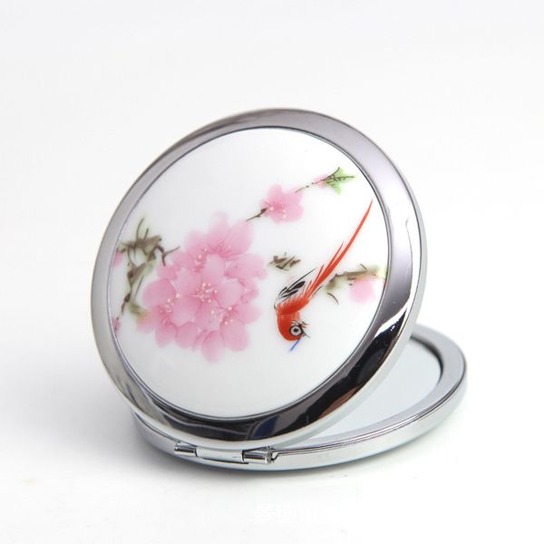 elegant mini vintage cosmetic mirror metal frame makeup mirror women girls hand espelho pink flower peony
elegant mini vintage cosmetic mirror metal frame makeup mirror women girls hand espelho pink flower peony