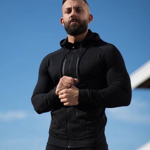 men's sports hoodie muscle fitness brother spring and autumn outdoor slim fit europe and america training suit zip blouse with h, White;black
men's sports hoodie muscle fitness brother spring and autumn outdoor slim fit europe and america training suit zip blouse with h, White;black