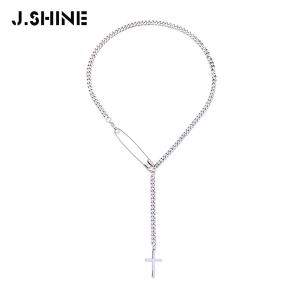 jshine minimalism punk silver color paper clip pins cross long chain necklace pendants for women fashion jewelry accessories
jshine minimalism punk silver color paper clip pins cross long chain necklace pendants for women fashion jewelry accessories