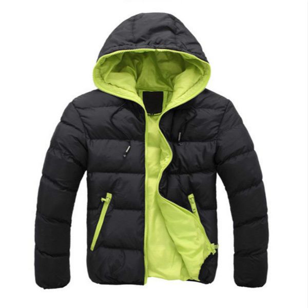 men's down & parkas brand winter jackets for men hooded coats casual thick males slim cotton padded outerwears, Black
men's down & parkas brand winter jackets for men hooded coats casual thick males slim cotton padded outerwears, Black