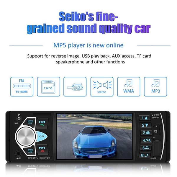4022d 4.1 inch high-definition color screen hands-car mp5 player card u disk radio reversing car player
4022d 4.1 inch high-definition color screen hands-car mp5 player card u disk radio reversing car player
