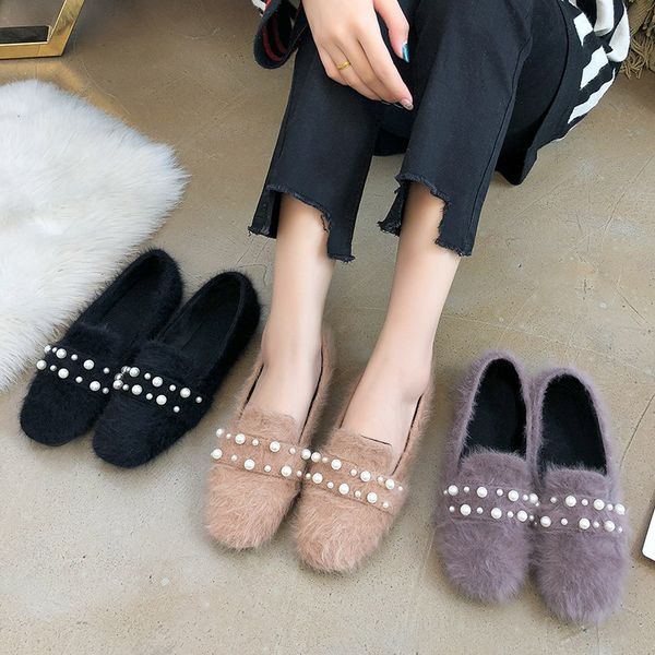 2019 winter women flats bead loafers pearl slip on flat shoes warm boat shoes woman black loafer wool zapatos mujer n7839l
2019 winter women flats bead loafers pearl slip on flat shoes warm boat shoes woman black loafer wool zapatos mujer n7839l