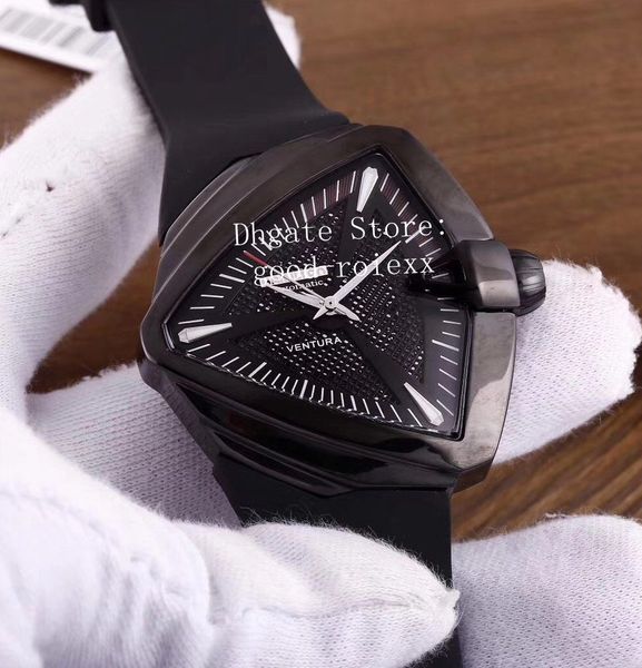 men' sport watches automatic eta 2824 triangle watch men black pvd ventura xxl elvis presley anniversary h24615331 mens rubber wristwat, Slivery;brown
men' sport watches automatic eta 2824 triangle watch men black pvd ventura xxl elvis presley anniversary h24615331 mens rubber wristwat, Slivery;brown