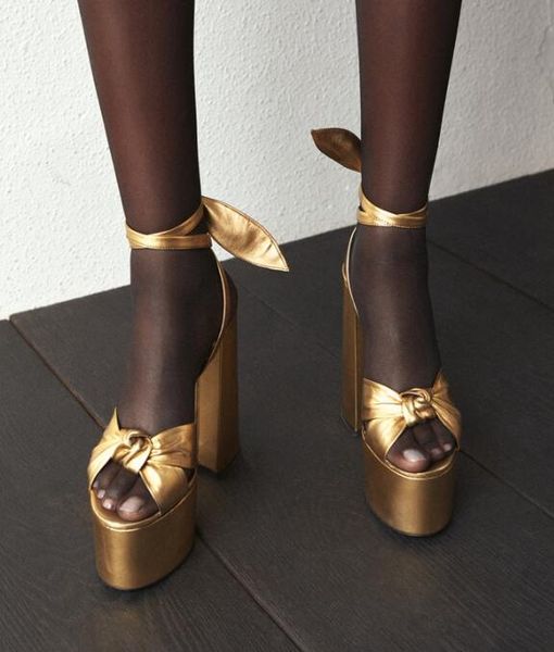 peep toe bowknot thick heels sandal lace up platform high heel shoes woman summer gold leather dress heels, Black
peep toe bowknot thick heels sandal lace up platform high heel shoes woman summer gold leather dress heels, Black