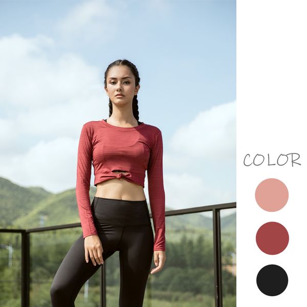 women crop shirts knot full sleeve t-shirt comfortable o-neck mujer solid sports casual, Black;blue
women crop shirts knot full sleeve t-shirt comfortable o-neck mujer solid sports casual, Black;blue