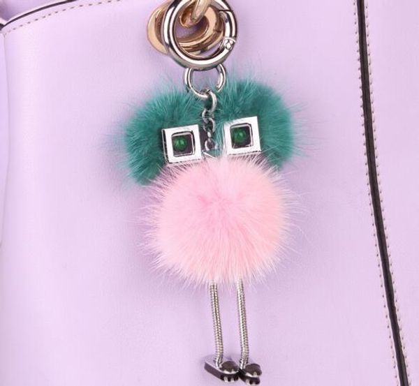 fur robot european and american brand design mink fur little monster lovely fur bag key chain car pendant, Silver
fur robot european and american brand design mink fur little monster lovely fur bag key chain car pendant, Silver