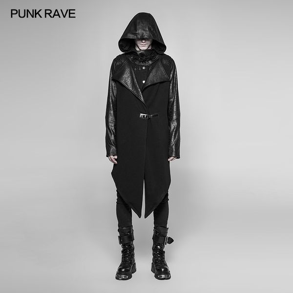 punk rave men punk medium long hooded cardigan fasual streetwear long trench coat halloween vampire coat, Tan;black
punk rave men punk medium long hooded cardigan fasual streetwear long trench coat halloween vampire coat, Tan;black