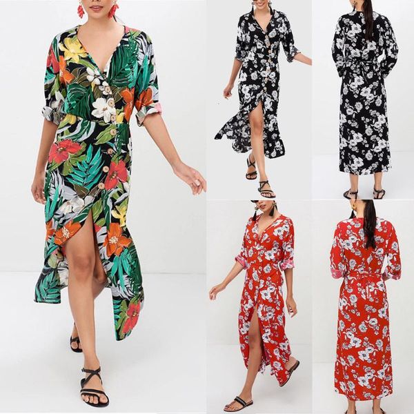 summer chiffon long dress floral print boho beach dress tunic maxi women evening party sundress vestido de festa xxl, Black;gray
summer chiffon long dress floral print boho beach dress tunic maxi women evening party sundress vestido de festa xxl, Black;gray