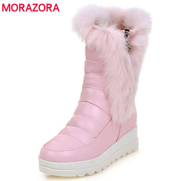 morazora pu sweet beautiful women boots winter new arrive ankle boots height increasing platform woman shoes zipper, Black
morazora pu sweet beautiful women boots winter new arrive ankle boots height increasing platform woman shoes zipper, Black