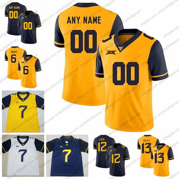 Custom West Virginia Mountaineers College Football Jersey Any Name Number #7 Will Grier 13 David Sills V 6 Kennedy McKoy S-3XL
Custom West Virginia Mountaineers College Football Jersey Any Name Number #7 Will Grier 13 David Sills V 6 Kennedy McKoy S-3XL