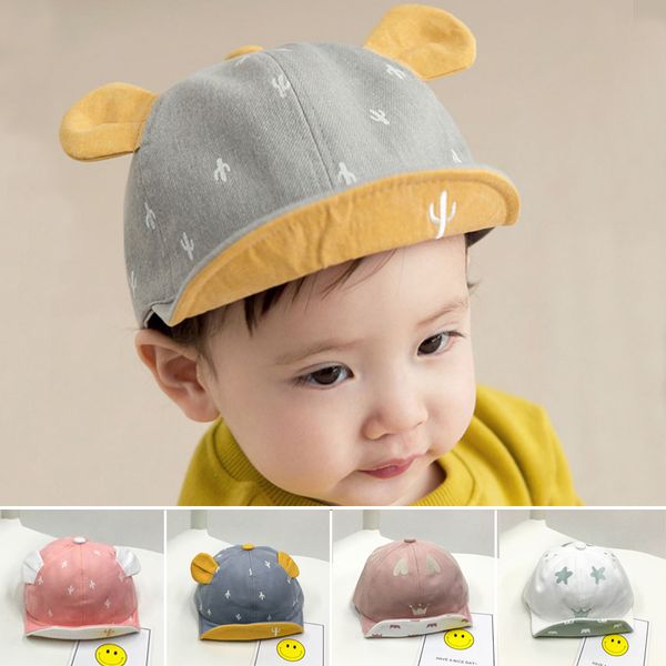 cute crown baby hat cotton baby spring summer baseball cap toddler infant boy girl sun hat with ear snapback adjustable, Yellow
cute crown baby hat cotton baby spring summer baseball cap toddler infant boy girl sun hat with ear snapback adjustable, Yellow