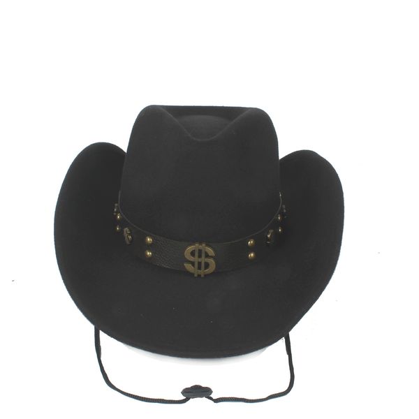 2019 women men wool hollow western cowboy hat roll-up brim gentleman outblack sombrero hombre felt jazz cap, Blue;gray
2019 women men wool hollow western cowboy hat roll-up brim gentleman outblack sombrero hombre felt jazz cap, Blue;gray