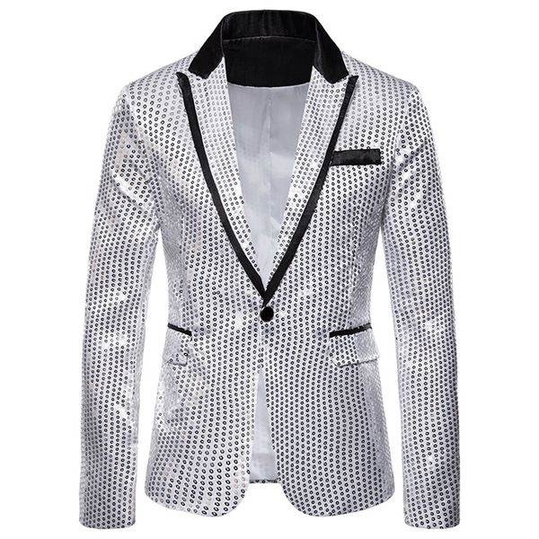 monerffi shiny sequins suit jacket blazer one button tuxedo for party, wedding, banquet, prom, nightclub suit stage sequin, White;black
monerffi shiny sequins suit jacket blazer one button tuxedo for party, wedding, banquet, prom, nightclub suit stage sequin, White;black