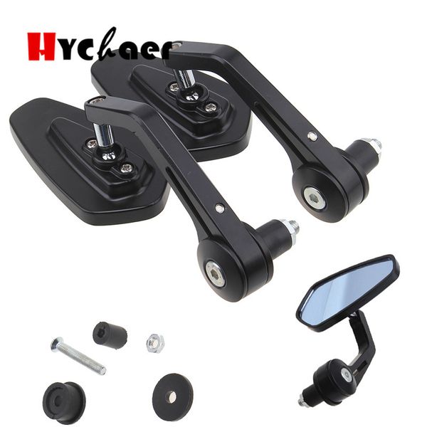 1 pair 7/8" 22mm universal motorcycle aluminum rear view black handle bar end side rearview mirrors
1 pair 7/8" 22mm universal motorcycle aluminum rear view black handle bar end side rearview mirrors