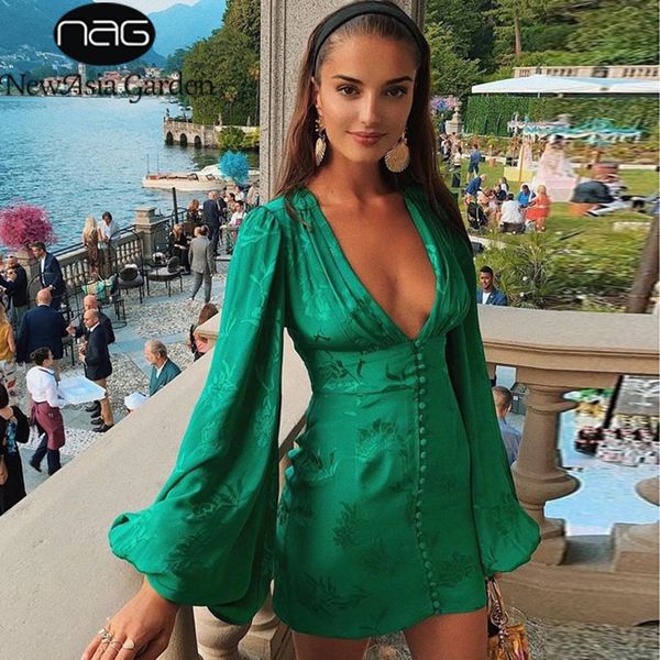 newasia garden green dress women long lantern sleeve deep v-neck single-breasted printted party dress vintage casual, Black;gray
newasia garden green dress women long lantern sleeve deep v-neck single-breasted printted party dress vintage casual, Black;gray