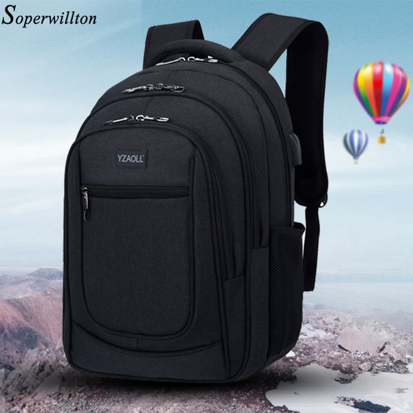 soperwillton men waterproof backpack solid multifunctional man lapbackpack teenager bookbag oxford usb charging travel bags
soperwillton men waterproof backpack solid multifunctional man lapbackpack teenager bookbag oxford usb charging travel bags