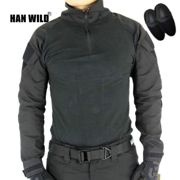 han wild tactical shirt men long sleeve solider army shirts multicam uniform outdoor t shirts combat clothing men, Gray;blue
han wild tactical shirt men long sleeve solider army shirts multicam uniform outdoor t shirts combat clothing men, Gray;blue