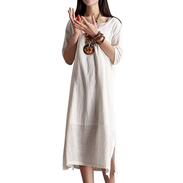 asher fashion women's dresses loose short sleeve casual maxi dresses-summer beach linen dresses, Black;gray
asher fashion women's dresses loose short sleeve casual maxi dresses-summer beach linen dresses, Black;gray
