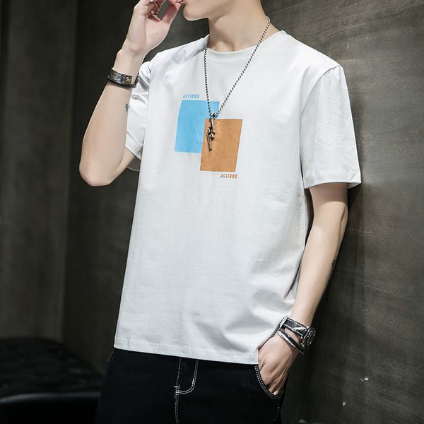 mens designer t short sleeve t-shirt cotton base shirt slim casual clothes tide, White;black
mens designer t short sleeve t-shirt cotton base shirt slim casual clothes tide, White;black