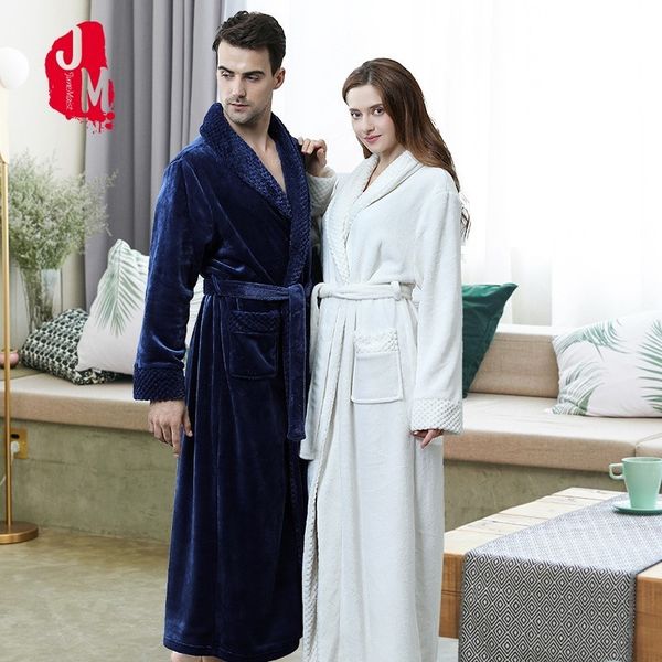 2019 women long flannel robe coral fleece robes kimono towel bathrobe for women femme homme couple robe l spa homewear, Black;red
2019 women long flannel robe coral fleece robes kimono towel bathrobe for women femme homme couple robe l spa homewear, Black;red