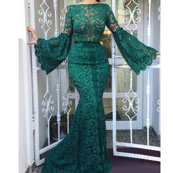 new arrival elegant full lace mermaid evening dresses bateau neck long sleeve prom dress evening gowns formal dress vestido de festa, Black;red
new arrival elegant full lace mermaid evening dresses bateau neck long sleeve prom dress evening gowns formal dress vestido de festa, Black;red