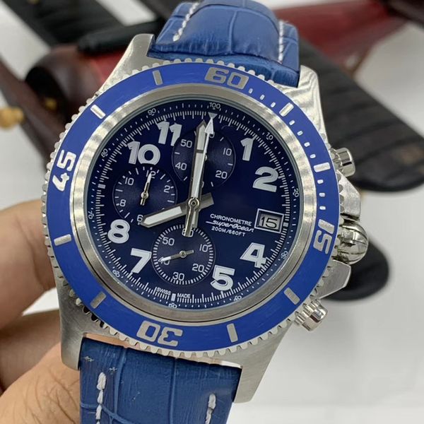 1884 Супер-Ocean Blue набор Светящийся Мужские часы Кварцевый хронограф хронометр 46 Час
1884 Супер-Ocean Blue набор Светящийся Мужские часы Кварцевый хронограф хронометр 46 Час