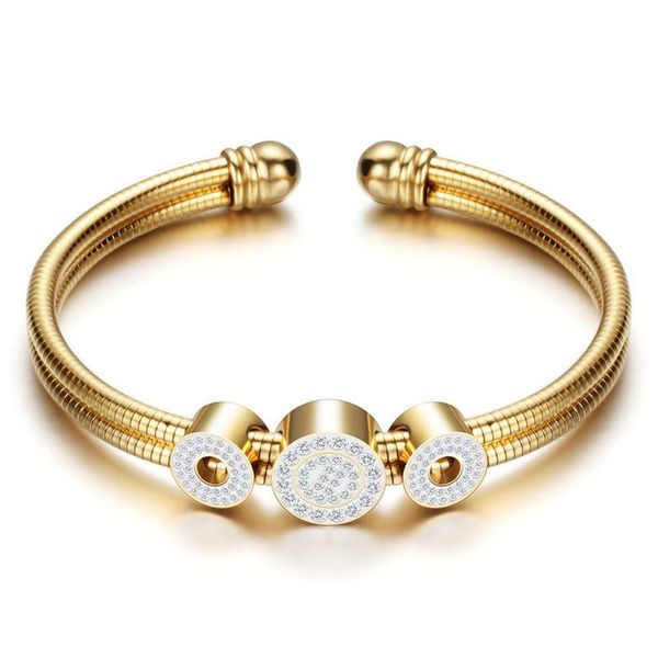 charm bracelets bangles jewelry elegant fashion zircon circles bracelets 18k gold plated stainless steel bracelets, Golden;silver
charm bracelets bangles jewelry elegant fashion zircon circles bracelets 18k gold plated stainless steel bracelets, Golden;silver