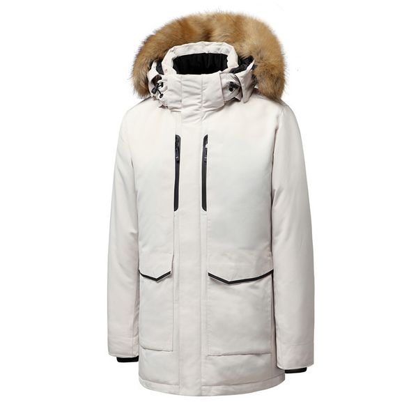 winter coat men long down jacket real fur collar down parka hooded casual thickening jacket windbreaker warm snow wear big size white, Black
winter coat men long down jacket real fur collar down parka hooded casual thickening jacket windbreaker warm snow wear big size white, Black