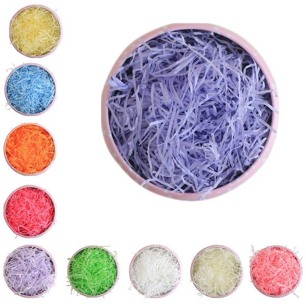 100g/pack wedding party gift basket shred shredded tissue paper multi color craft shredded crinkle paper grass filler
100g/pack wedding party gift basket shred shredded tissue paper multi color craft shredded crinkle paper grass filler