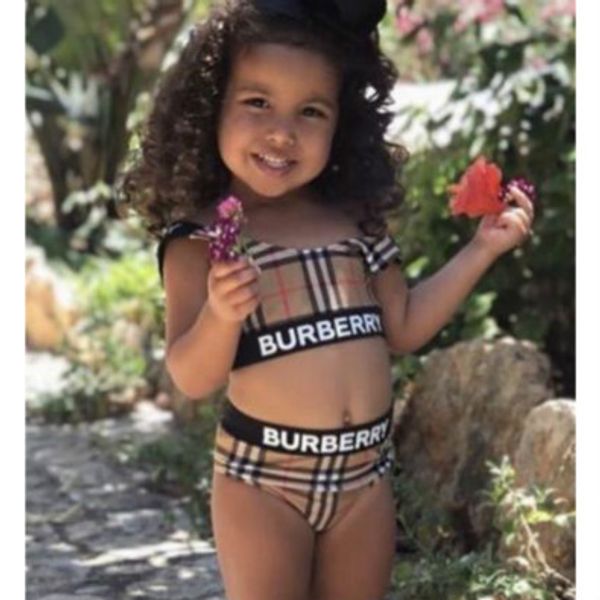 2020 girls designer swimming suits fashion brand letter printing two piece swimwear children girls luxury bikinis girls beach swimming, Blue
2020 girls designer swimming suits fashion brand letter printing two piece swimwear children girls luxury bikinis girls beach swimming, Blue