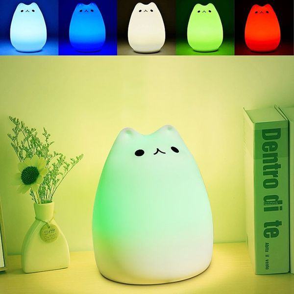 premium 7 colors cat led usb children animal night light silicone soft cartoon baby nursery lamp breathing led night light
premium 7 colors cat led usb children animal night light silicone soft cartoon baby nursery lamp breathing led night light