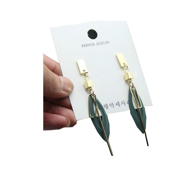 new charm earring korean geometric leaves shape long tassel drop earrings for women fashion jewelry oorbellen brincos aretes de mujer, Golden
new charm earring korean geometric leaves shape long tassel drop earrings for women fashion jewelry oorbellen brincos aretes de mujer, Golden