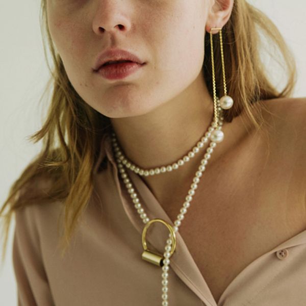 punk imitation pearl beads necklaces for women elegant charm super long round metal adjustable choker necklace party jewelry, Silver
punk imitation pearl beads necklaces for women elegant charm super long round metal adjustable choker necklace party jewelry, Silver