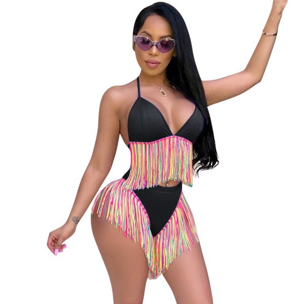 women tankini swimwear summer tassel spliced swimsuits halter deep v neck lace up crop bikini + mini shorts swimming bathing suit a52103, White
women tankini swimwear summer tassel spliced swimsuits halter deep v neck lace up crop bikini + mini shorts swimming bathing suit a52103, White