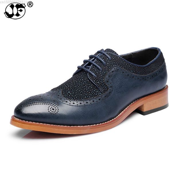 2019 spring men shoes pointed toe oxfords shoes for men lace up leather new blue black 551
2019 spring men shoes pointed toe oxfords shoes for men lace up leather new blue black 551