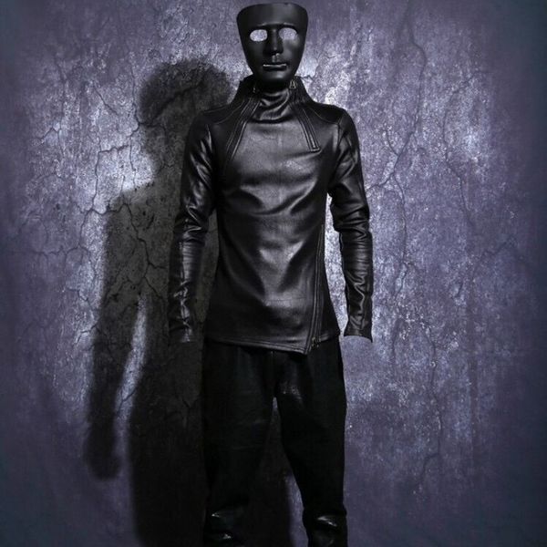autumn winter men stand collar warm fleece lining jacket pullover gothic slim fit punk coat black motorcycle pu leather jacket
autumn winter men stand collar warm fleece lining jacket pullover gothic slim fit punk coat black motorcycle pu leather jacket
