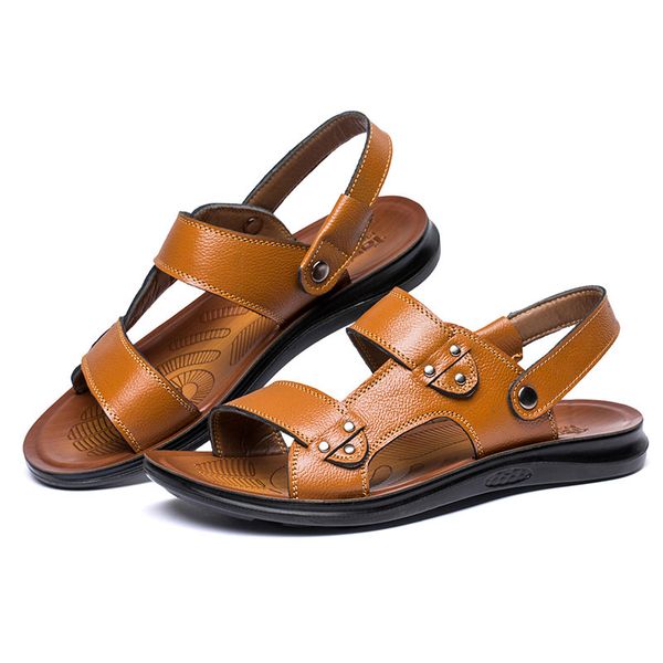 высокое качество мужчины чистка удобные мужские sandal открытый дышащий мужчины сандалии кожа твердые сандалии мужские лето non скольжения, Black
высокое качество мужчины чистка удобные мужские sandal открытый дышащий мужчины сандалии кожа твердые сандалии мужские лето non скольжения, Black