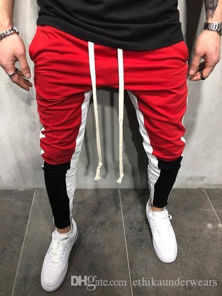hiphop men casual jogger pants spring ss19 male sports colors patchwork pencil pants casual pantalones, Black
hiphop men casual jogger pants spring ss19 male sports colors patchwork pencil pants casual pantalones, Black