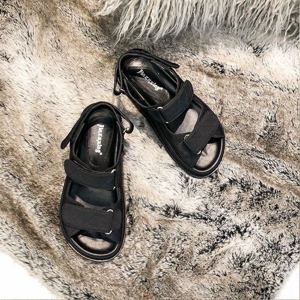 2020 summer new fashion european and american style flat shoes women's sandals platform women's shoes, Black
2020 summer new fashion european and american style flat shoes women's sandals platform women's shoes, Black