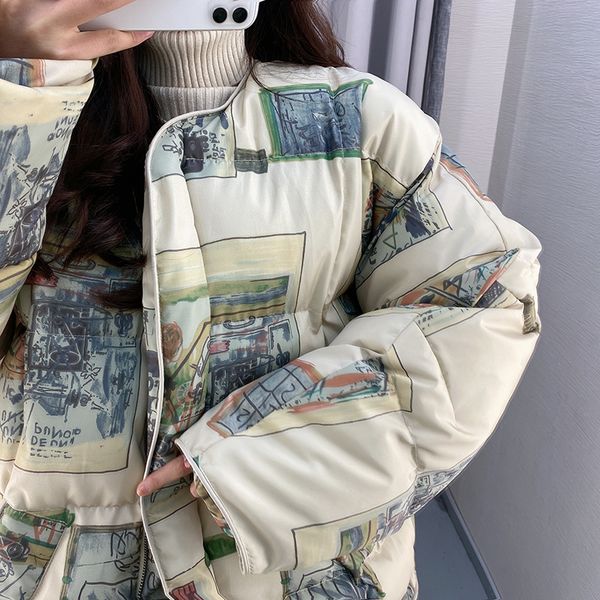 winter 2019 cotton parka women's retro straight print cotton dress women's korean loose long plus size womens coats winter, Black
winter 2019 cotton parka women's retro straight print cotton dress women's korean loose long plus size womens coats winter, Black